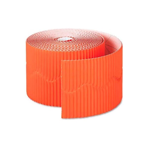 Pacon Corporation Pacon 37106 Bordette Decorative Border, 2 1/4" x 50' Roll, Orange 37106 - main